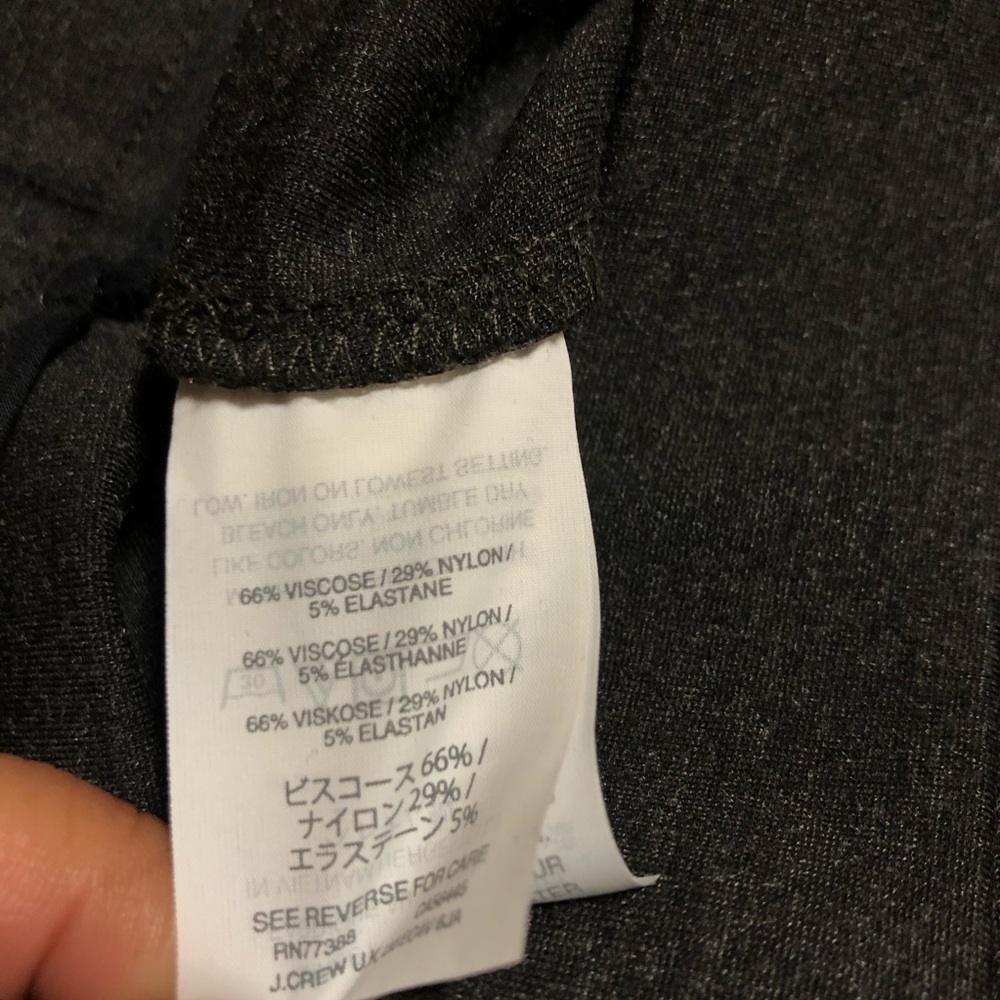 J. Crew S Gray Pixie Ankle Length Trouser Pants - image 6